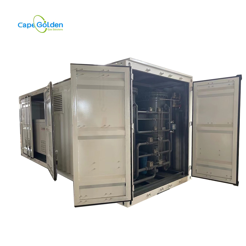 Usine médicale mobile containerisée de l'oxygène de générateur de l'usine PSA de l'oxygène d'hôpital 80cbm/hr