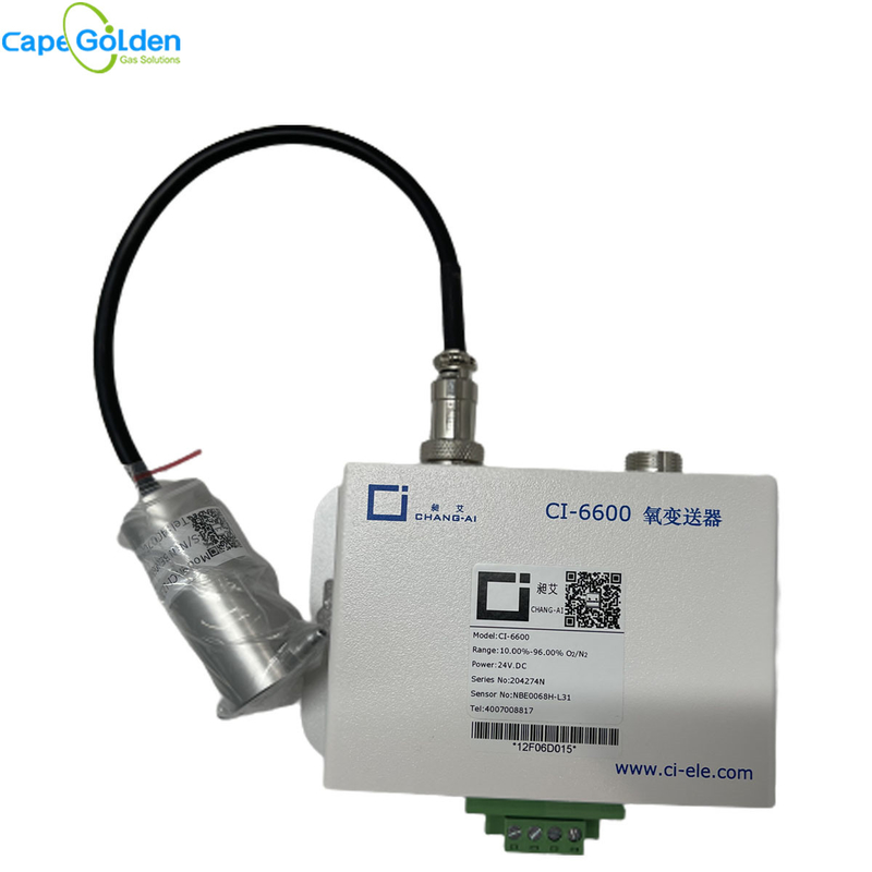 analyseur de l'oxygène O2 de 1000ppm~21% pour l'analyse en temps réel CI-6600 de concentrateur