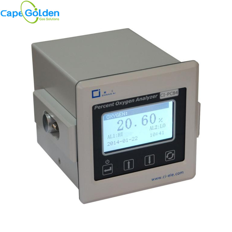 Mètre de processus de pureté d'O2 de l'analyseur 300ml/min de pureté de l'oxygène CI-PC84