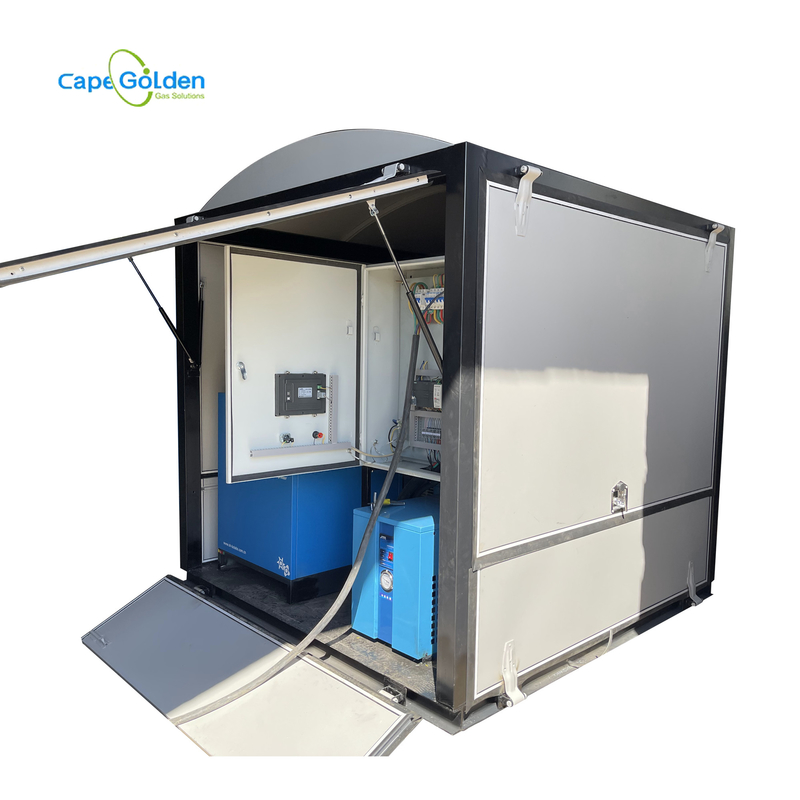 Type stationnaire vertical exempt d'huile de systèmes médicaux d'air comprimé de la CE