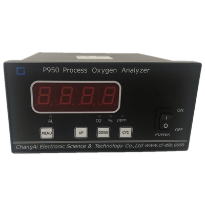 Analyseur électrochimique de pureté d'O2 de capteur de l'oxygène de RS232 P950 d'analyseur de processus de pureté